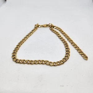 Bracelet Chain Gold Tone Men's unisex - Picture 1 of 7