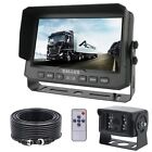 Truck Rearview Backup Camera Monitor kit, Reverse Camera 130 Degree Wide View...