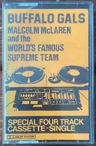 Malcolm McLaren + The World’s Famous Supreme Team Buffalo Gals Vintage Cassette - Picture 1 of 4