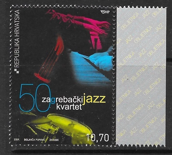 CROÁCIA SC 734 NH edição de 2009 - MÚSICA - JAZZ - Imagem 1 de 1