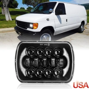 LED Pro Headlight Sealed Hi-Lo Beam For Ford E-100 E-150 E-250 E-350 Econoline - Picture 1 of 16