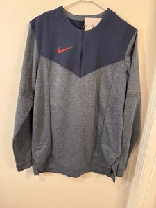 NIKE 1/4 Cremallera Pullover Sudadera Elastizada Fútbol Top DJ5131-419 Hombres Talla Pequeña - Imagen 1 de 10