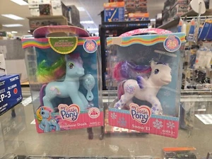 My Little Pony 25° Compleanno Celebrazione Neve El And Rainbow Dash 2007 G3's Nuovo con scatola - Foto 1 di 24