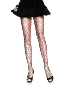 Collant a rete nero-argento - Accessorio sensualmente seducente, lo stile - Foto 1 di 1