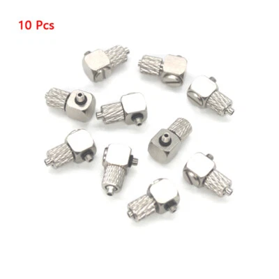 10Pcs Pneumatic Fitting 4mm Hose OD M3 Male Thread Tube Elbow Connector - Image 1 of 4