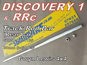 Discovery Range Rover 30mm Solid Heavy Duty Steering Track Rod Bar SUMO BARS - Bild 1 von 10