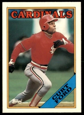 1988 Topps TIFFANY Curt Ford 2 St. Louis Cardinals #612 - Image 1 of 2