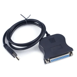 USB auf DB25 Parallel Adapter LPT DB25 Drucker Kabel / Adapter Konverter - Photo 1/3