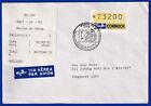 Brasilien 1993 Atm Postemblem Wert 73200 Auf R-Brief,  So.-O 2.8.93, Mit Aq
