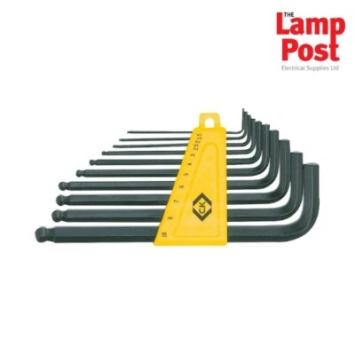 CK Tools T4443M Ball End Hexagon Key Metric Set Of 10 - Image 1 of 2