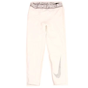 Nike Warm Pro Tights Boy's Tight Fit White Grey BV3521-100 Youth boys Size M - Picture 1 of 3