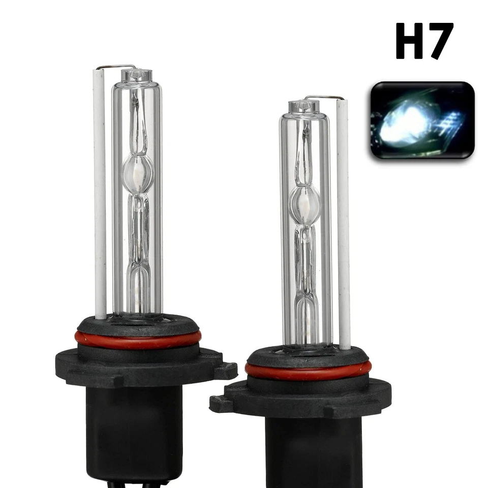 2X NEW HID XENON H7 Headlight/Fog Light Replacement Bulbs AC 6000K Crystal White - Image 1 of 4