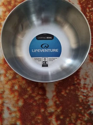 Tazón de campamento de acero inoxidable Lifeventure tamaño: 145 × 145 × 58 mm Foto 1 de 4