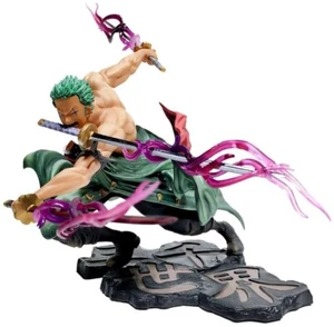 Statuetta Modellino giocattolo One Piece Roronoa Zoro anime 10 cm - Picture 1 of 2