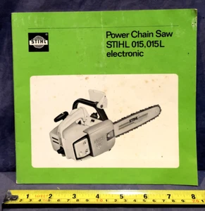 Stihl Power Chain Saw STIHL 015,015L,O15L Electronic Manual - Picture 1 of 4