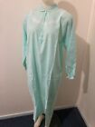 Vintage Ladies 1970s Sleep Bed Clothes Lingerie Nightgown Light Blue NOS Italy