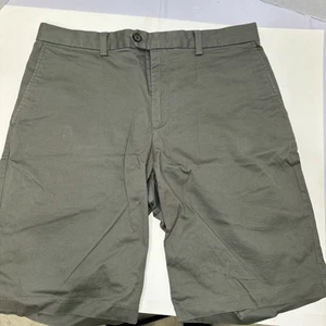 Banana Republic khaki Herrenshorts 33 Emerson oliv/dunkelgrün Chino flach Freizeit - Bild 1 von 9