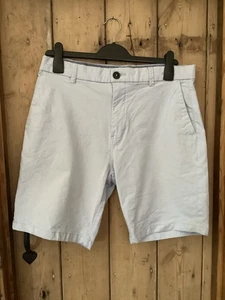 Mens Shorts by Next in Light Blue Size 32R in Cotton Worn Once Only - Picture 1 of 2