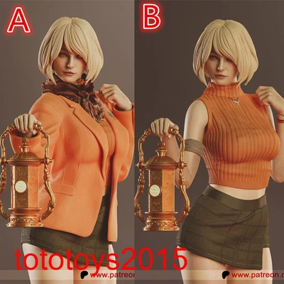 1/87 1/64 1/43 1/35 1/24 1/18 Yellow Girl Scene Miniatures Figures Doll Model - Image 1 of 4