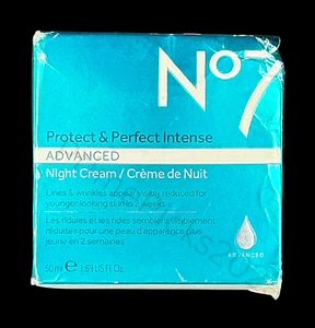 🧴 No7 Protect & Perfect Intense ADVANCED Night Cream 1.69oz Sealed 💤 NEW - Picture 1 of 5