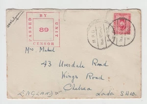 Egypt, 1940 British Forces, Censored OAS, M.P.O. from Cairo to England - Picture 1 of 1