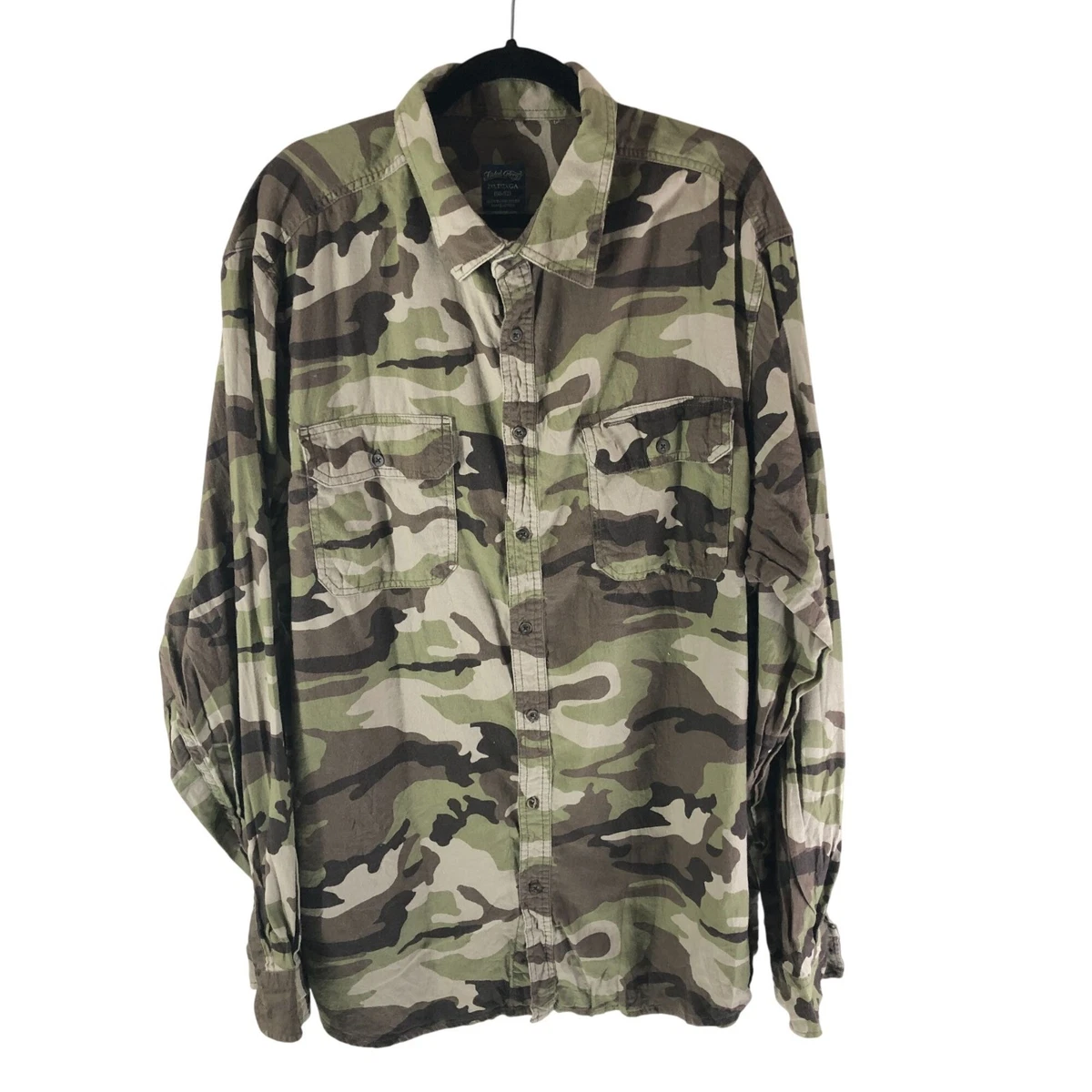 Faded Glory Camouflage Casual Button-Down Shirts for Men for sale