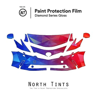 Kit de sutiã transparente Toyota Prius V 2012-2014 filme de proteção de pintura PreCut PPF - Imagem 1 de 4