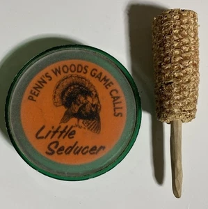 Penn’s Woods Little Seducer Glass Turkey - Call Corn Cob Striker Hunting Vintage - Picture 1 of 6