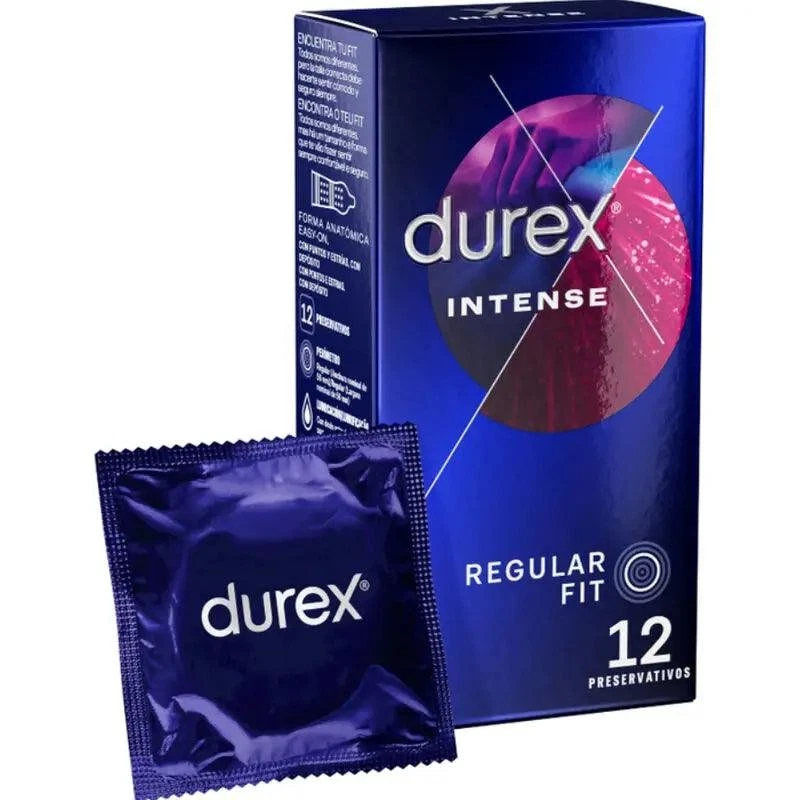 DUREX - INTENSE ORGASMIC 12 UNIDADES - Imagen 1 de 3