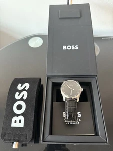 BOSS Crocodile leather strap watch - Picture 1 of 7