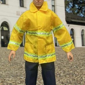 1/6 Scale Fireman Coat Costume Dress up Cosplay Retro Casual Realistic Stylish - Picture 1 of 7