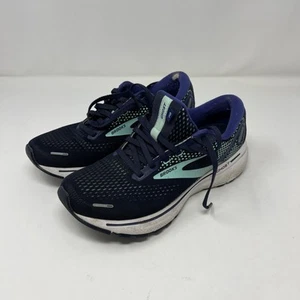 Brooks Ghost 14 Running Shoes Mens US 8 Blue Athleisure Sneaker Free Shipping - Picture 1 of 9