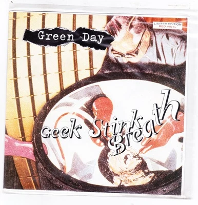 Green Day Geek Stink Breath UK 7" Red Vinyl PS - Image 1 of 2