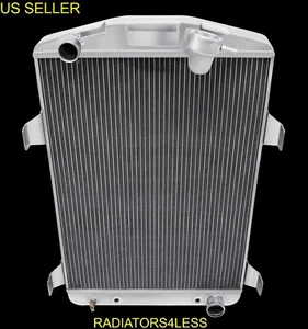 NEW CHAMPION 3 ROW ALL ALUMINUM RADIATOR 1930 CHEVY CAR SEDAN V8 CONVERSION  - Bild 1 von 4