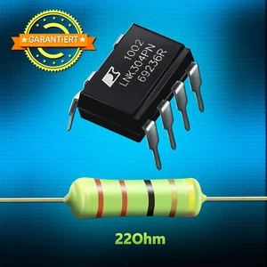 Reparaturset, LNK304PN + Widerstand 22 Ohm 3 Watt, AEG, Whirlpool, Bauknecht usw - Bild 1 von 3
