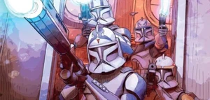 Litografía Star Wars Rebels Surprise Clankers Clone Wars Troopers 24x12 SWR - Imagen 1 de 1