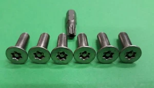 Bonnet Hinge TORX SECURITY Screws Land Rover Defender S3 90 110 130 ANTI THEFT - Picture 1 of 12