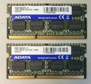 4GB DDR3 1333 ADATA 4GX16 S0 AD3$1333C4G9-B - Picture 1 of 2