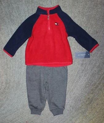 Tommy Hilfiger Baby Boys 2 Piece Outfit (Top & Pants) - Size 6-9 Months - NWT - Image 1 of 4