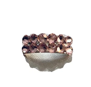 Irish Dancing Shoe Buckles Pump Light Soft Shoe Pomp Set Of 6 Light Rose Pink - Imagen 1 de 2
