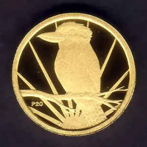 Australia. 2009 (2009) 1/20th oz Gold Kookaburra ($5). Perth Mint Issue - Proof - Bild 1 von 3