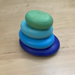 Lovevery Wood Stacking Stone Blocks Montessori Play Kit Toy Counting Educational - Picture 1 of 2