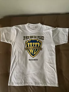 T-Shirt Vintage If You See Da' Police Warn A Brother (M) WB Rap T-Shirt Warner Bros. - Bild 1 von 5