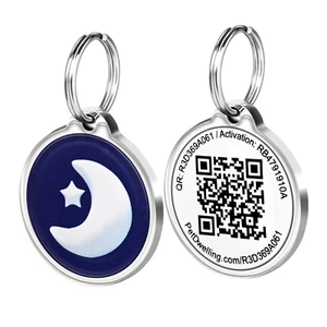 Pet Dwelling Nature QR Pet ID Tag - Instant GPS Location Alert & Profile Access - Picture 1 of 18