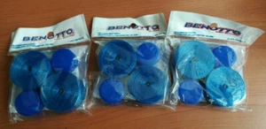 3 BENOTTO BLUE TEXTURED Handlebar Tape Cello Bar packs Vintage Bicycle - Picture 1 of 1