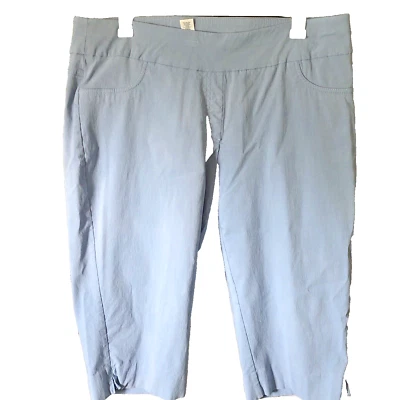 Ruby Rd Woman Capri Pants Plus Size 22W Light Blue Stretch Rayon Blend - Image 1 of 3