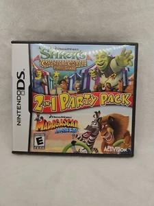 Shrek's Carnival Kraze, Madagascar Kartz, 2 in 1 Party Pack (Nintendo DS, 2009) - Picture 1 of 6