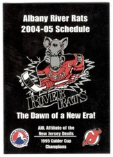 2004-05 Albany River Rats AHL Hockey Schedule !!! CSEA