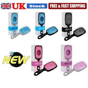 FHI Heat Unbrush Detangling Hair Brush Beauty Heating Untangle Knotting Comb New