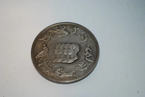 STERLING SILVER Pistrucci's WATERLOO Medal John Pinches 3170 of 5000! "SM" - Picture 1 of 11